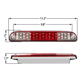 Partsam nighttime illumination demo showing bright red brake and white cargo lights