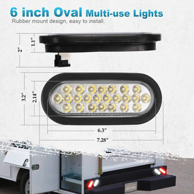 Partsam installed on trailer showing improved reverse and signal lighting safety