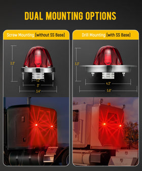 Partsam packaged kit displaying lights, bezels, bases, screws