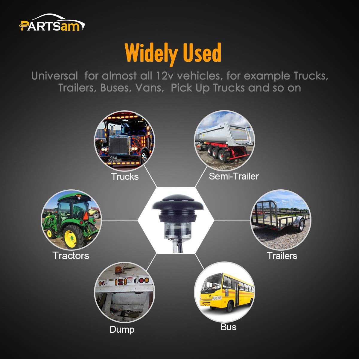 Partsam kit laid out showing all 20 lights and ready-to-install convenience benefit