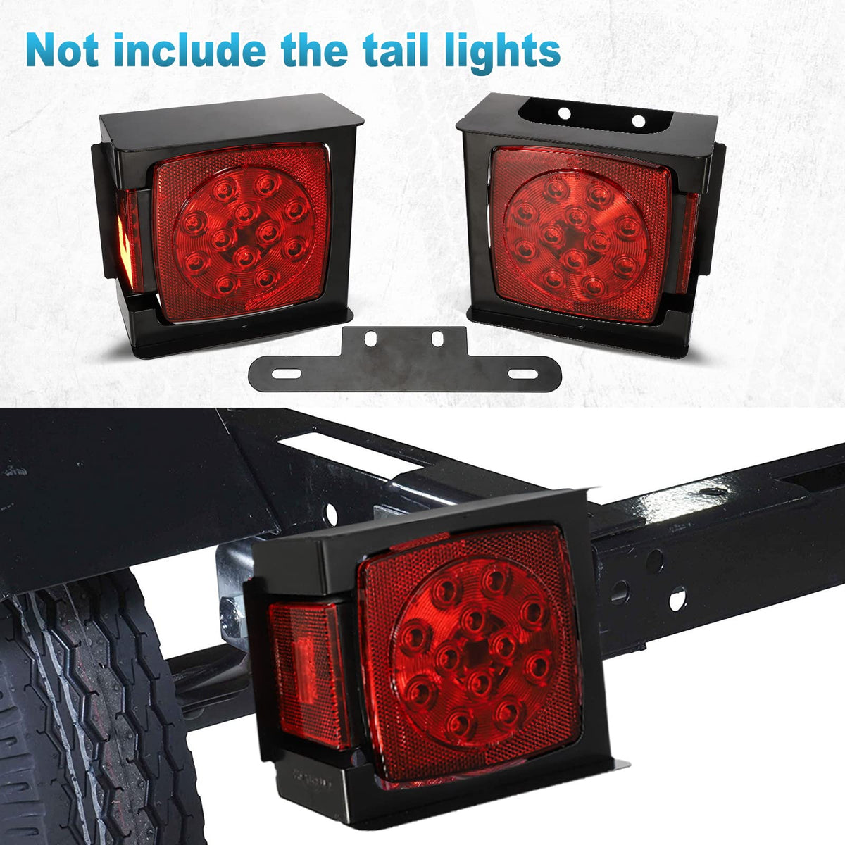 Partsam corner guard close-up showing impact protection for tail lights