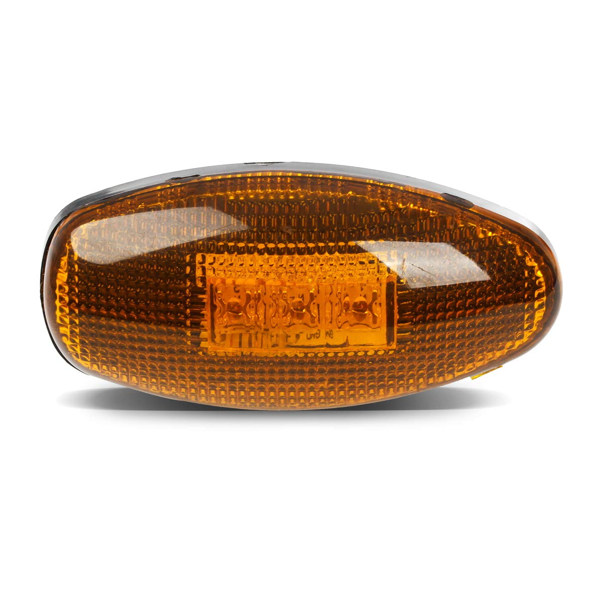 Partsam red rear marker lit on bed side providing clear rear signaling
