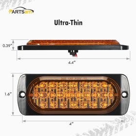 Partsam scale comparison 4.4-inch size showing compact fit benefit