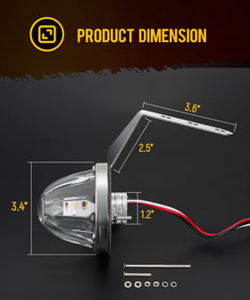 Partsam held in hand for scale illustrating compact size and easy fit benefit