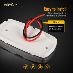 Partsam screw and hardware included showing ready-to-mount convenience