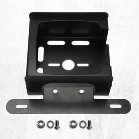 Partsam side profile showing dimensions for fitting square LED lights