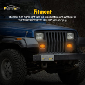 Partsam closeup of 24 high-power LEDs highlighting brighter turn signal performance