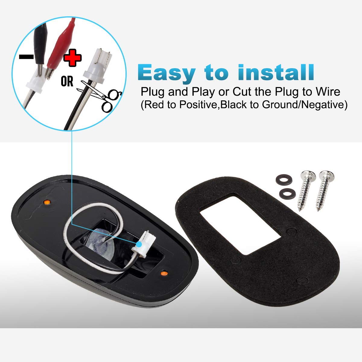Partsam size comparison beside a hand showing compact fit and easy replacement benefit