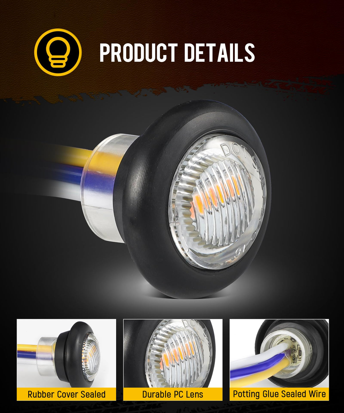 Partsam next to coin illustrating compact 3/4 inch size for tight spaces