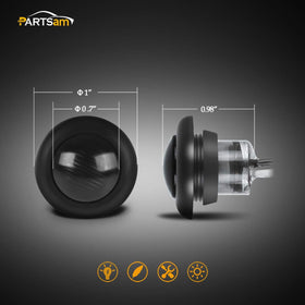 Partsam next to quarter showing 3/4" fit and precise size compatibility benefit