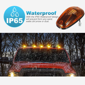 Partsam UV-treated ABS lens detail showing clear, fade-resistant finish advantage