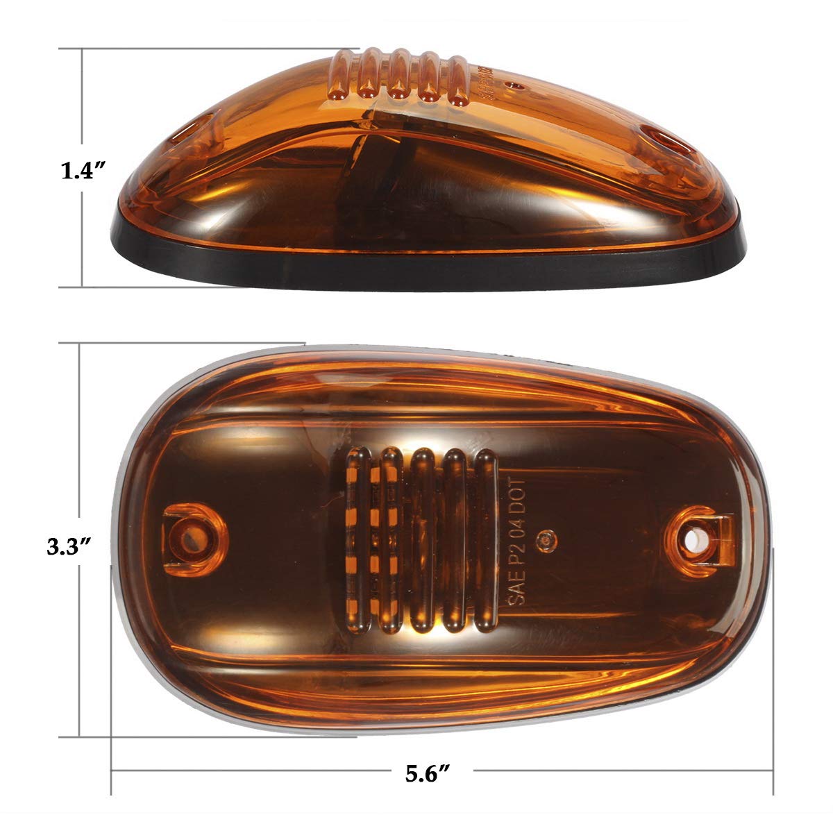 Partsam cab light exposed to water spray illustrating IP65 water resistance benefit