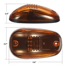 Partsam cab light exposed to water spray illustrating IP65 water resistance benefit