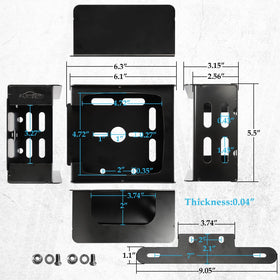 Partsam sealed lens close-up showing IP68 waterproof protection against water ingress
