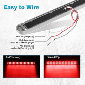 Partsam wiring detail showing three-wire hookup for easy installation and correct connections