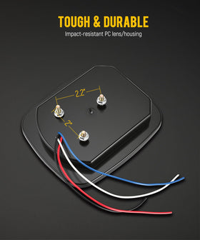Partsam wiring harness with color-coded wires for easy DIY installation