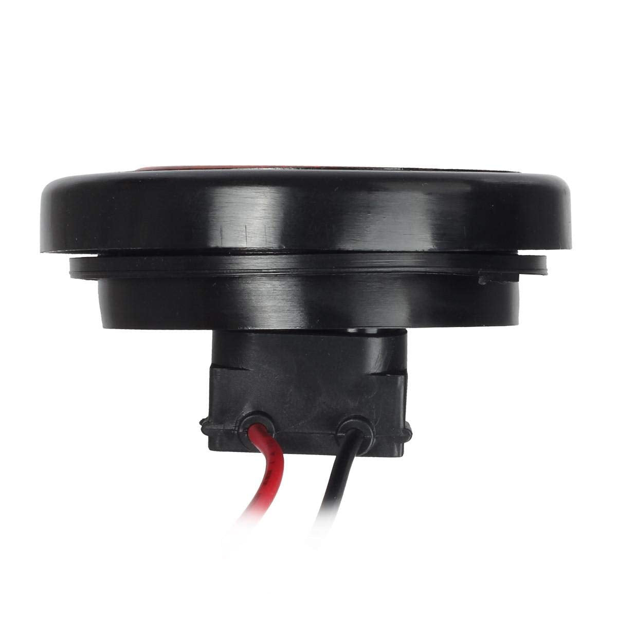 Partsam two-prong plug and pigtail wires showing easy 2-wire hookup advantage