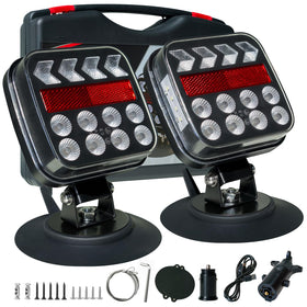 PARTSIBY front-mounted trailer light showing clear brake illumination