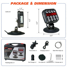 PARTSIBY lifestyle image of trailer with lights enhancing roadside safety