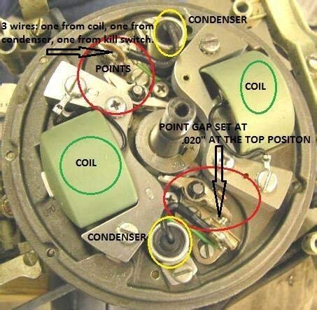 PARTSRUN ignition coil installed on outboard engine demonstrating straightforward fitment