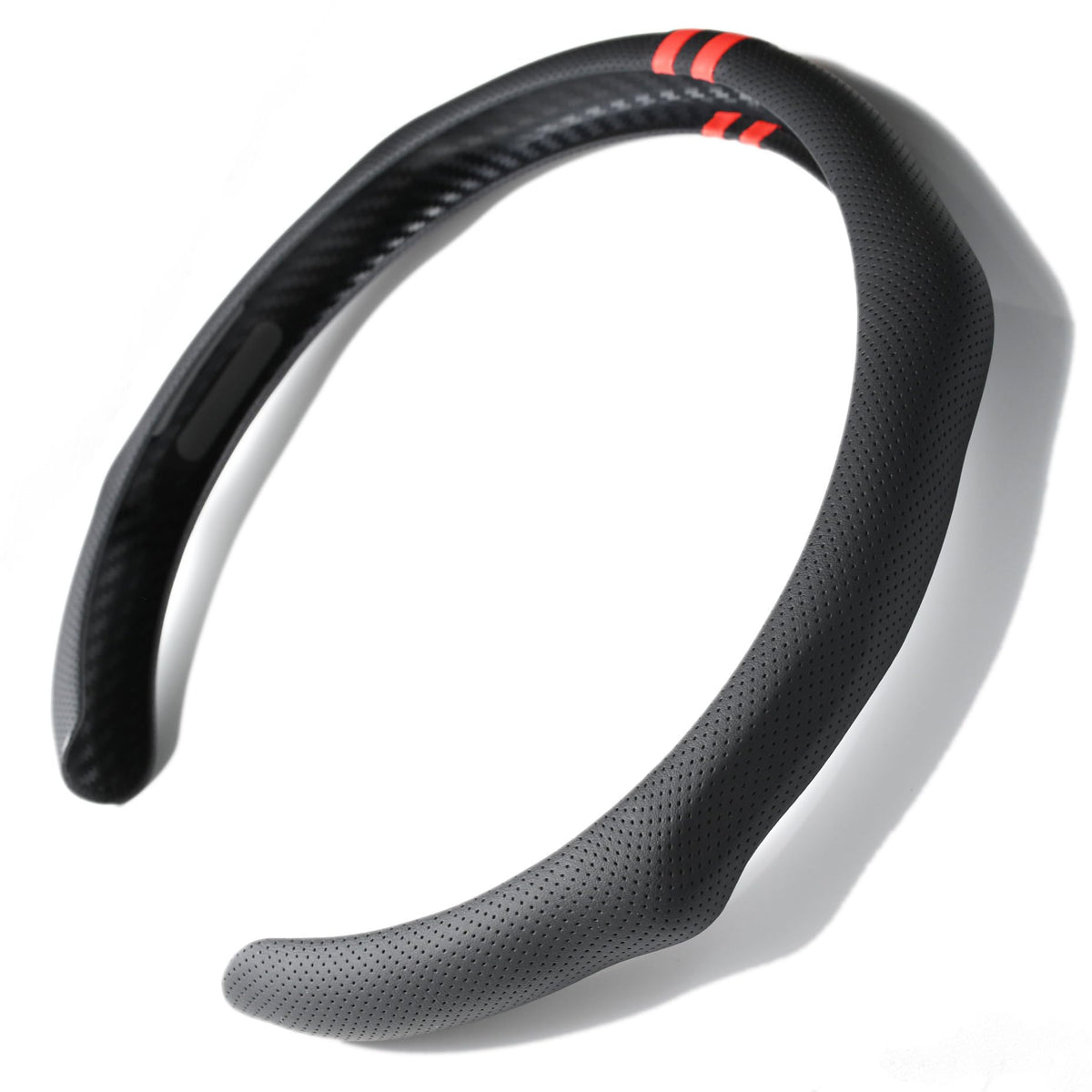 PartsTo perforated leather close-up improving breathability and grip