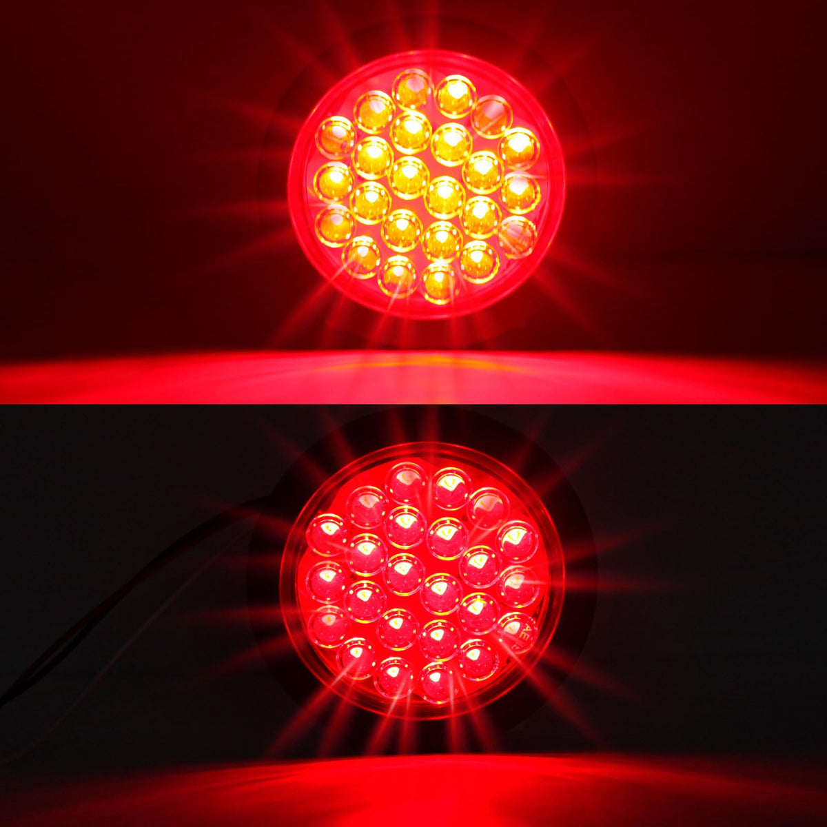 Partswcgg close-up of lens and LEDs highlighting even light output