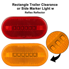 Partswcgg reflex lens close-up revealing snap-on detail and integrated reflector for safety