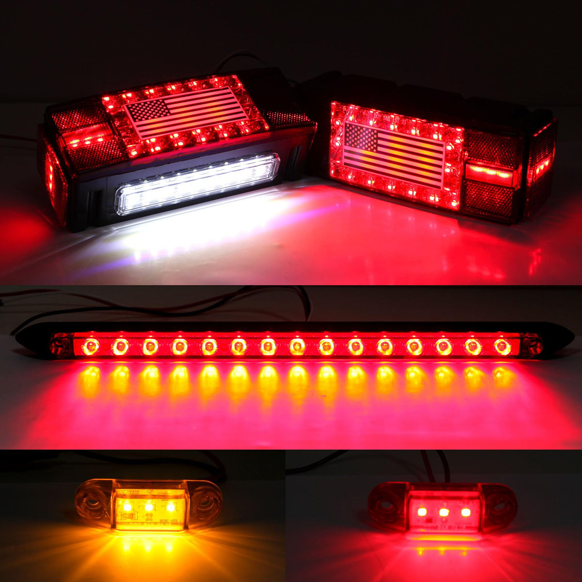 Partswcgg mini oval side marker array showing compact clearance lighting and reliability