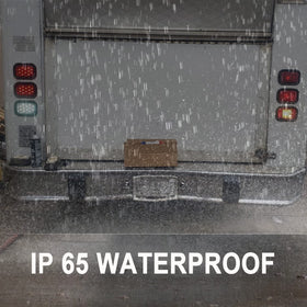 Partswcgg tail light shedding water in rain showing IP67-style protection benefit