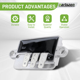 partszen connector closeup highlighting plug shape and secure wiring benefit