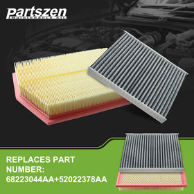 partszen engine filter pleated media close-up for superior particle capture