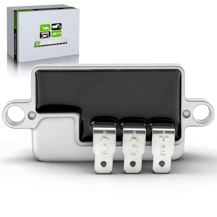 partszen front view voltage regulator showing full unit for easy identification and fitment