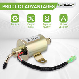 partszen 149-2311 fuel pump close-up highlighting durable housing for reliable fuel delivery