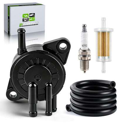 partszen fuel pump front view showing mounting points and reliable fit