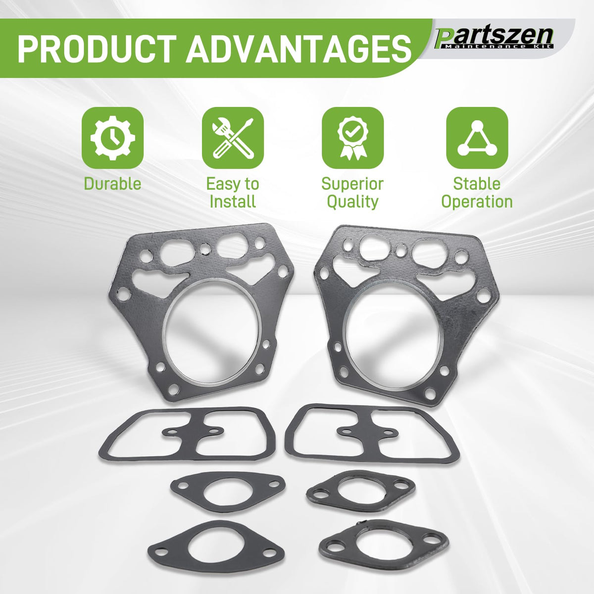 partszen head gasket close-up showing precise sealing surface for correct compression