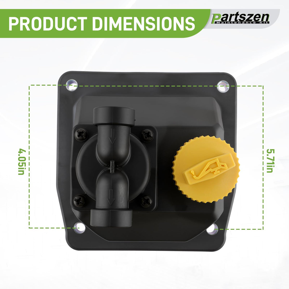 partszen installed in Kohler engine compartment demonstrating correct orientation