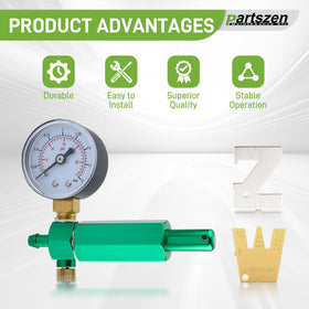 partszen in-use testing a small-engine carburetor to locate leaks and guide repairs
