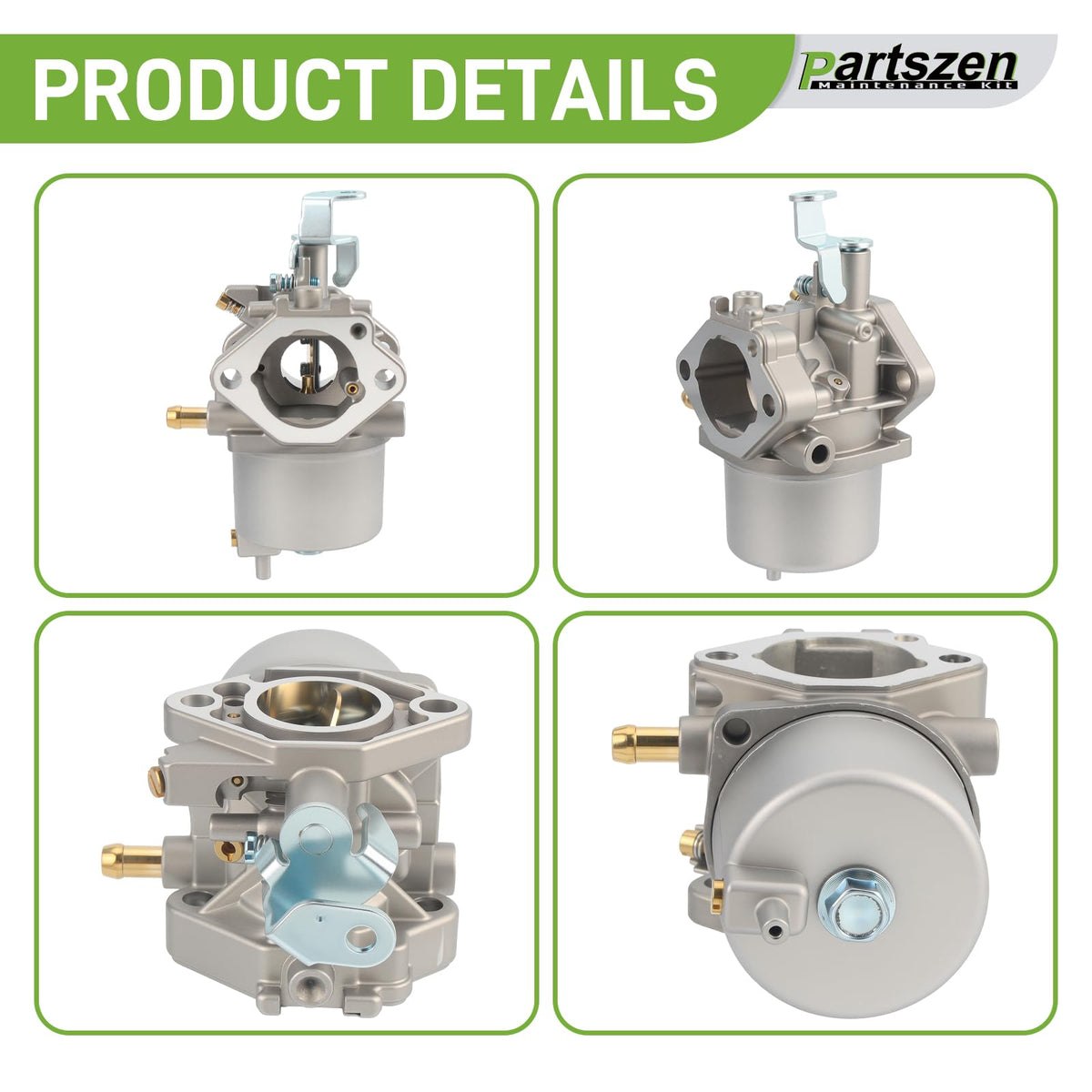 partszen full kit components laid out to simplify installation and part verification