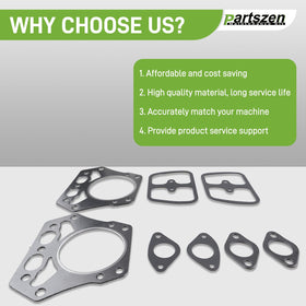 partszen gasket kit installed on Kawasaki engine demonstrating proper maintenance