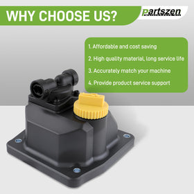 partszen kit laid out with pump, filter, valve and line for complete repair