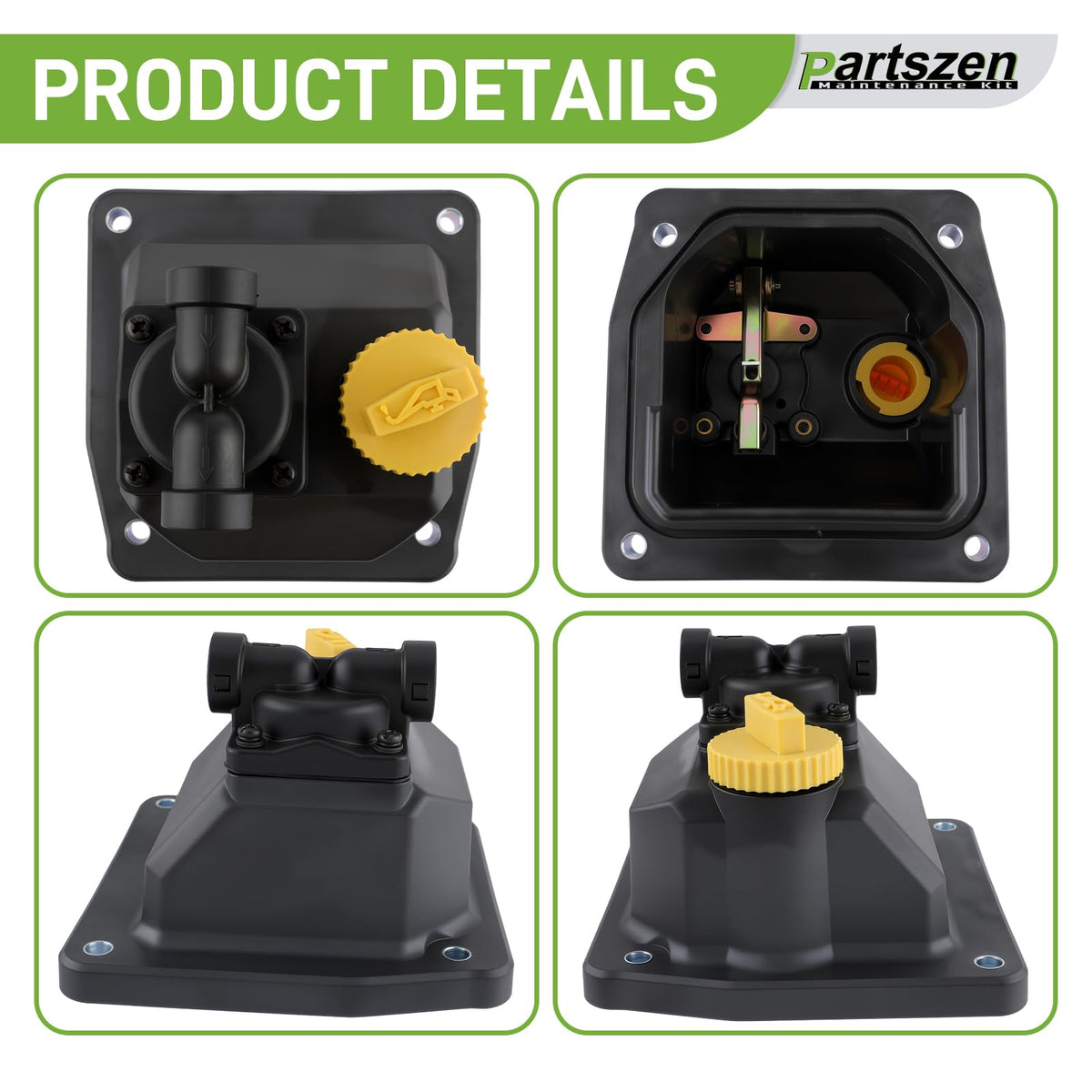 partszen shut-off valve and fuel line detail for controlled fuel isolation