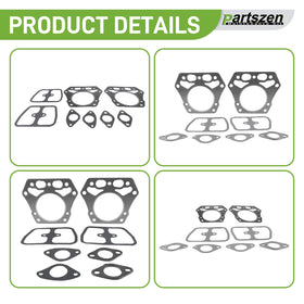 partszen valve cover gaskets flat laid to display shape and oil-sealing fit