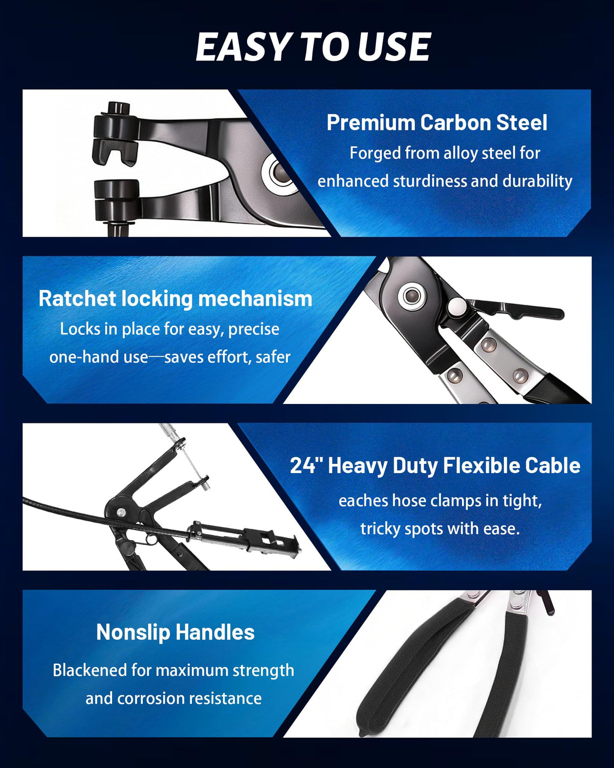 PARTWELL dual-headed screwdriver and hose hook offering multi-function convenience