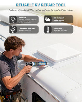 PAULINN close-up of smooth self-leveling texture delivering tidy seams