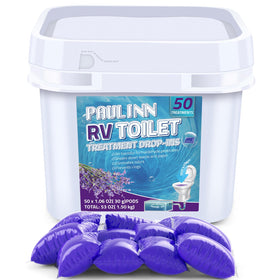 PAULINN front packaging showing 50 lavender pods and compact storage benefit