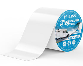 PAULINN front packaging showing tape roll and label with clear product benefit