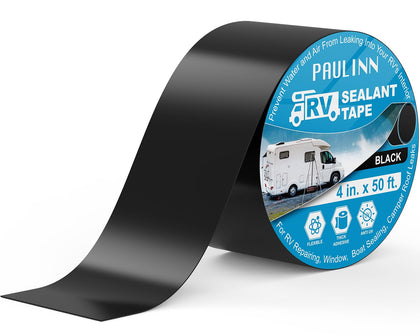 PAULINN roll front view showing black sealant tape for quick waterproof repairs