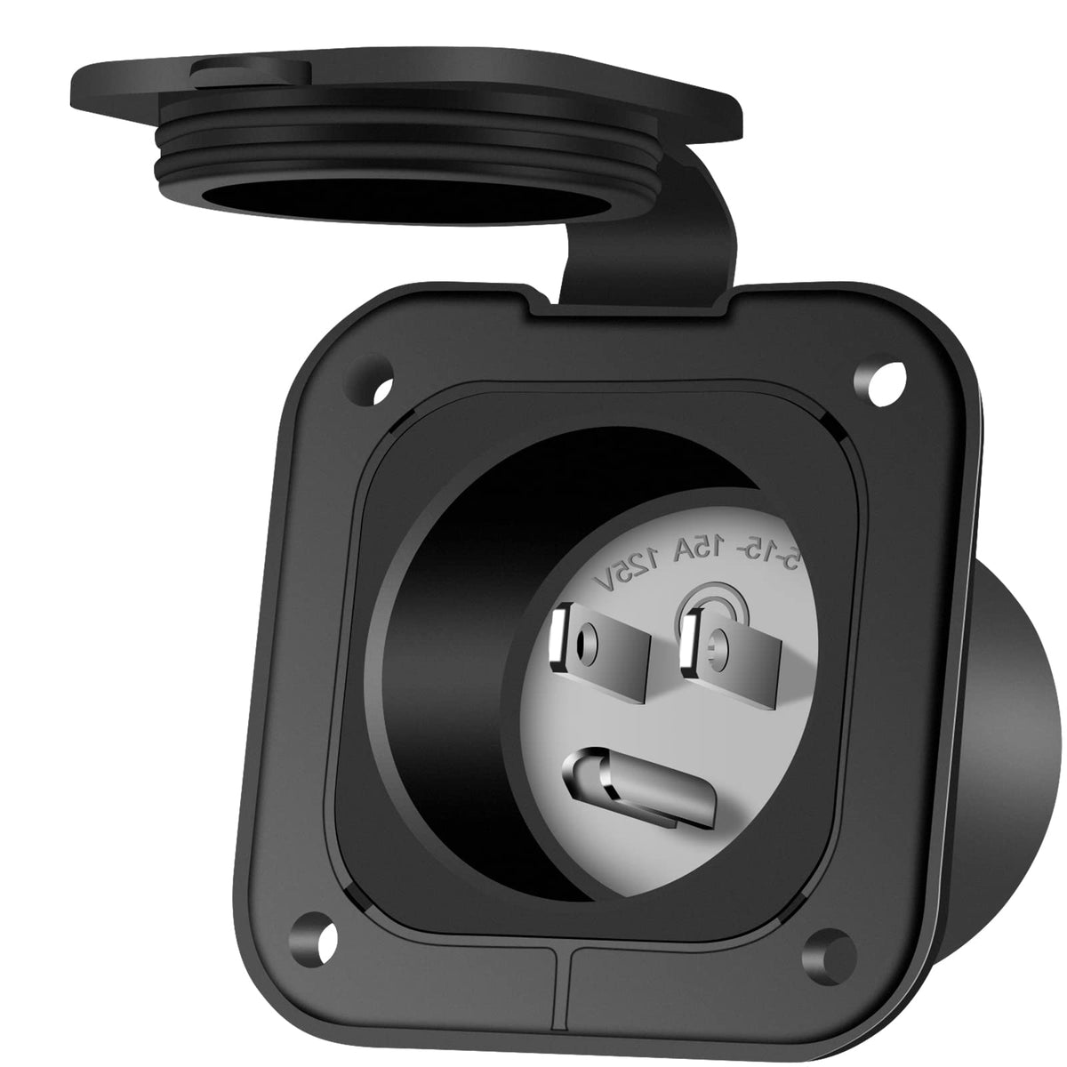 PAULINN front panel flanged inlet showing face and mounting for secure installation
