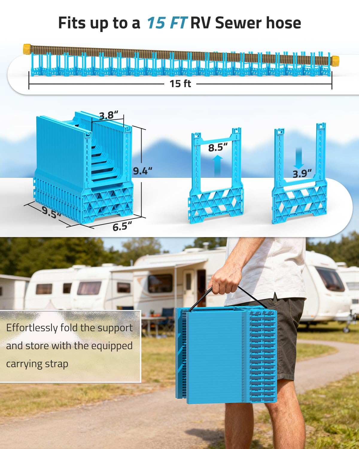 PAULINN installed at RV dump station reducing spills and kinks