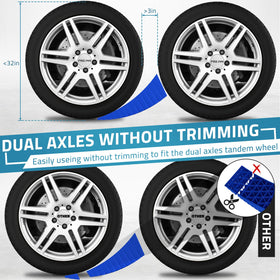 PAULINN non-slip mat and chock detail providing added traction protection